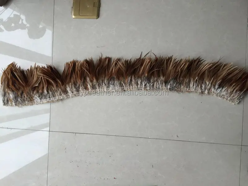Wholesale 6-8inch cheap natural color rooster saddle feathers chicken feathers for sale
