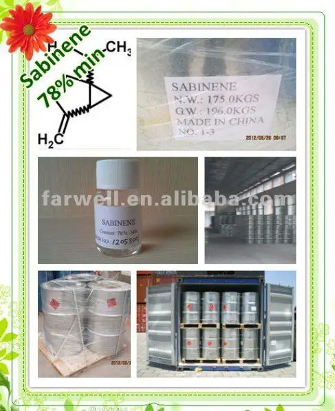 Farwell sabinene 78% мин, 100% натуральный (кошер сертифицирована)