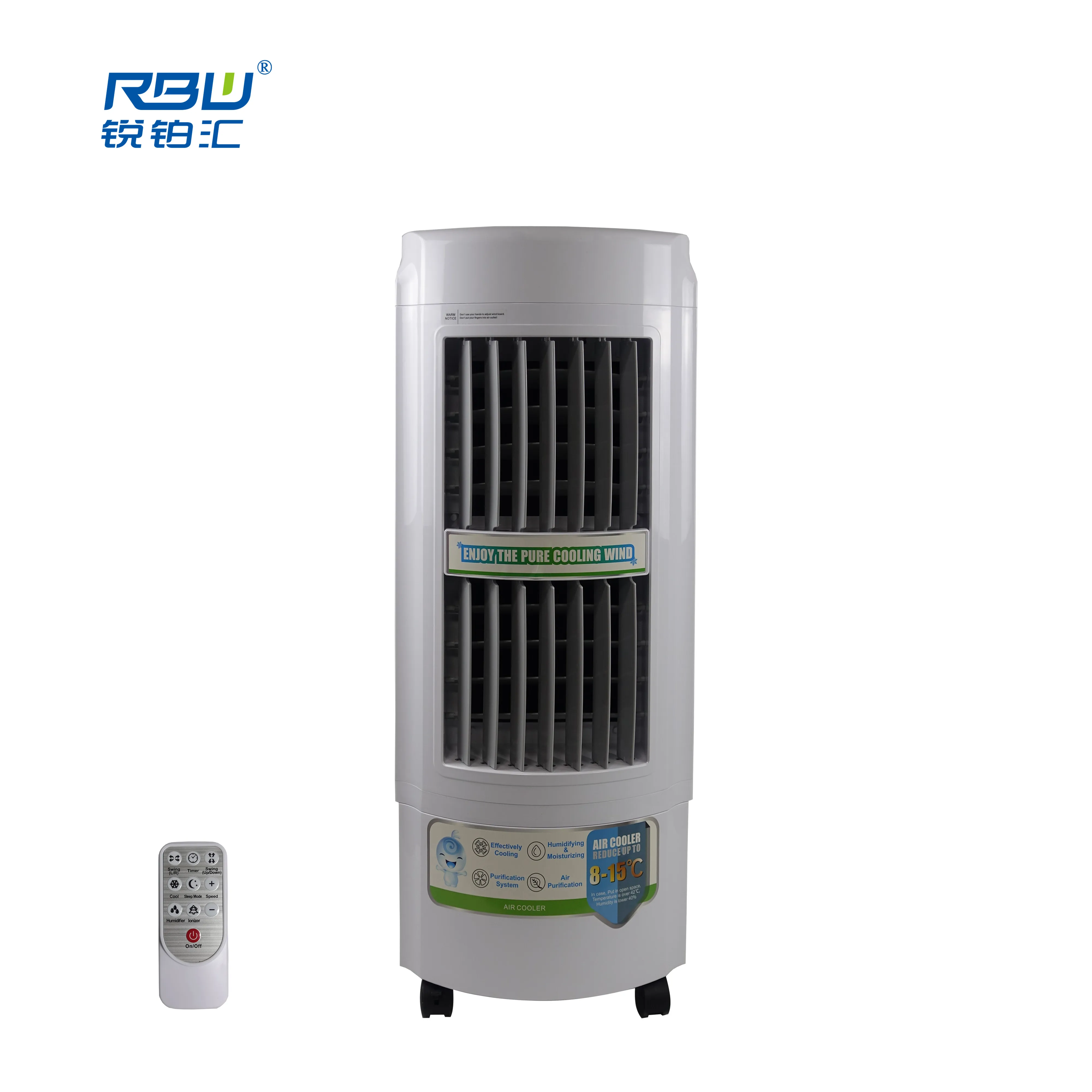 AC испарительный охладитель портативный охладитель кондиционера Универсальный касторовый энергосберегающий АБС-пластик 12 комнат 3 способа свободные запасные части