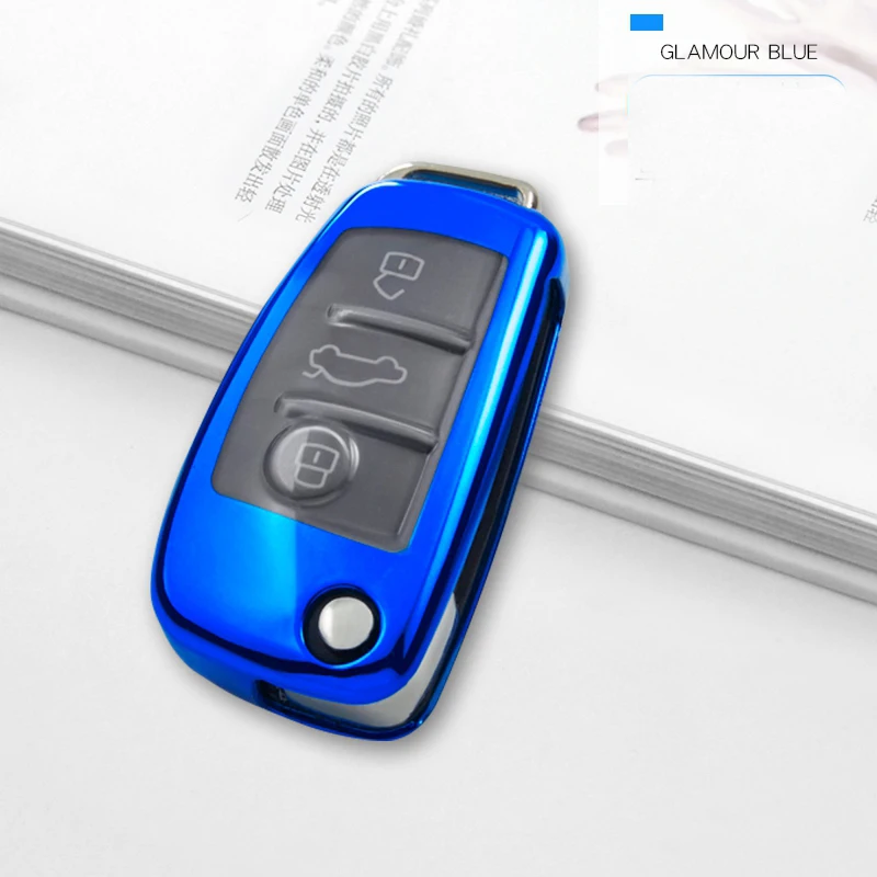 
Penny&Joshi Car Styling Key Organizer Soft TPU Car Key Cover suitable for A3 Q3 Q7 A1 Old Model A61 Factory Direct 