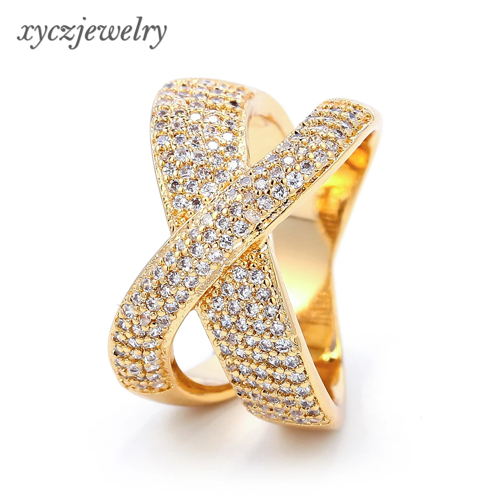 Xingyu jewelry bridal gold plated luxury white crystal for wedding women jewelry set 2021