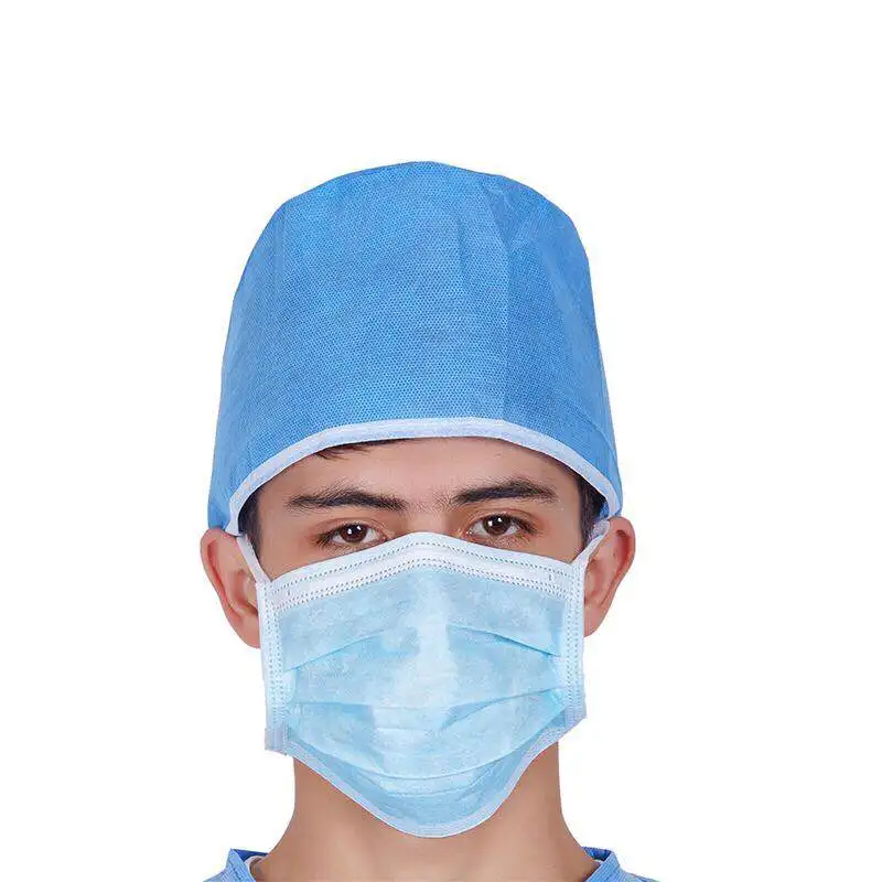 
Workers hospital non woven disposable hair net caps 