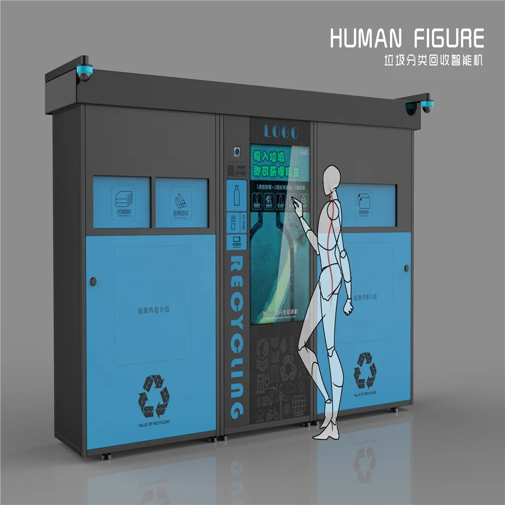 
Intelligent outdoor reverse vending machine, screw and general compression,provide free solutions for long-term development. 