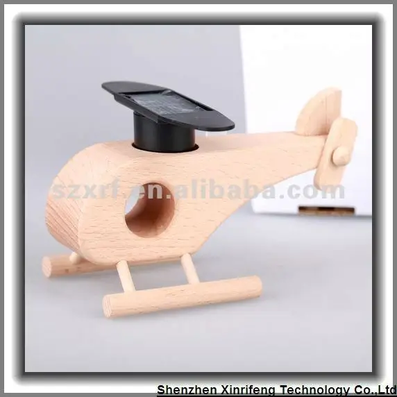 solar wooden airplane