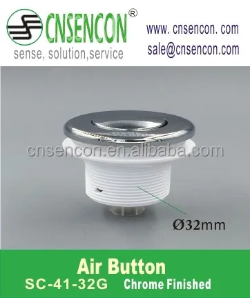 Chrome ,Nickel Brush,Oil Rubbed Air button ,SAB for food waste disposer and Spa air switch button