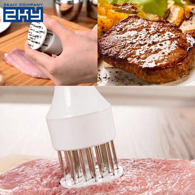 
Wholesale Stainless Steel Profession Meat Tenderizer Needle For Steak Kitchen Tools 