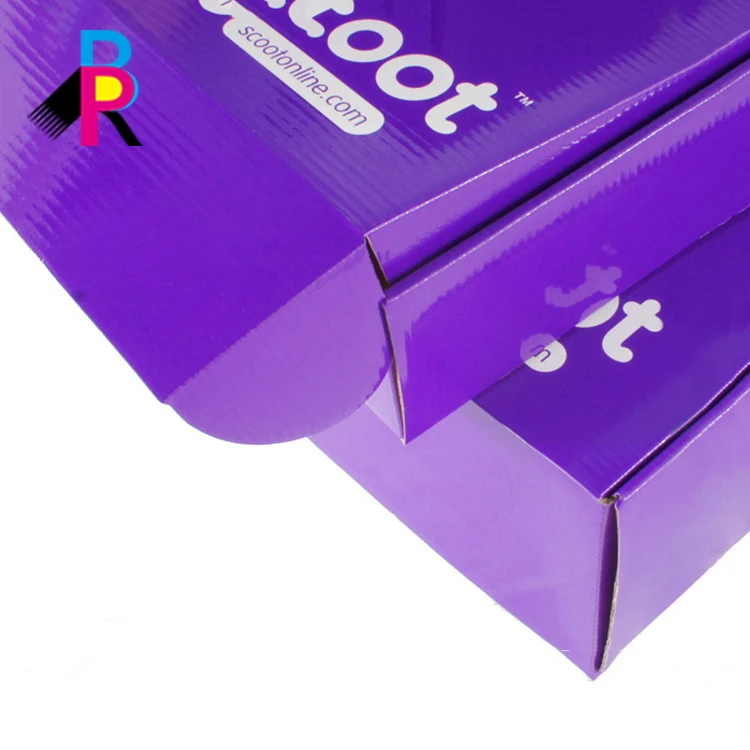 2021 напечатанные красочные фотографии гофрированного размера коробки для доставки на заказ