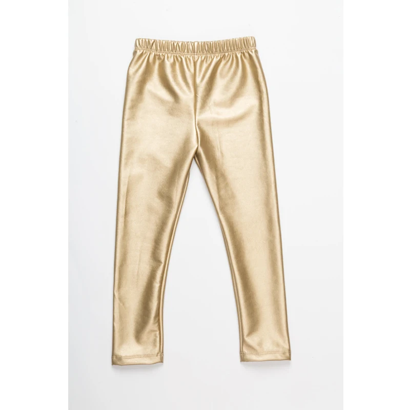 Popular style  design  multi color kids leather pants baby girl leather leggings