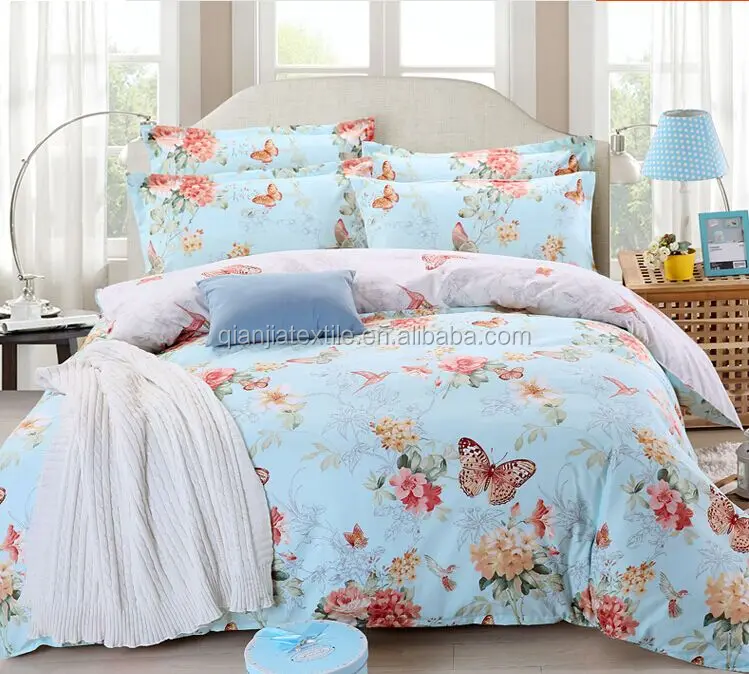 Soft Hand feeling Cotton fabric custom printing Wholesale Bed Sheet Fabric
