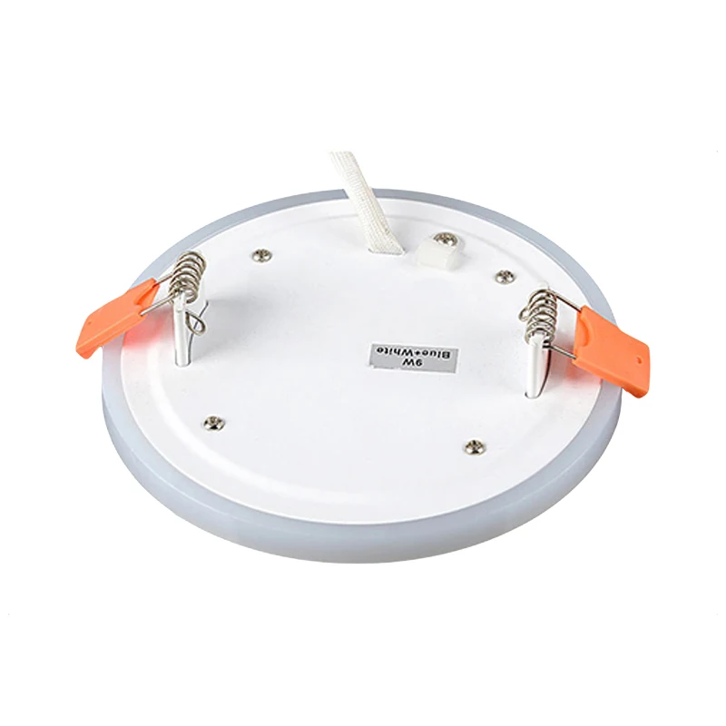 Алюминиевая СВЕТОДИОДНАЯ панель SMD 2835 горячая Распродажа квадратная круглая 2 двухцветная встраиваемая потолочная лампа для поверхностного монтажа светодиодная
