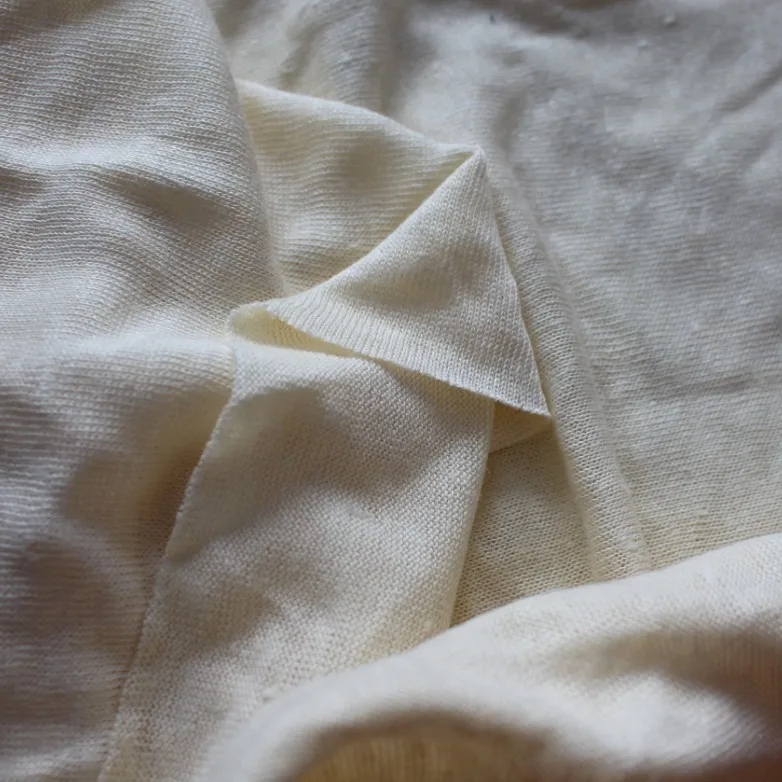 Органическая окрашенная 100% конопляная ткань Джерси для конопляной футболки