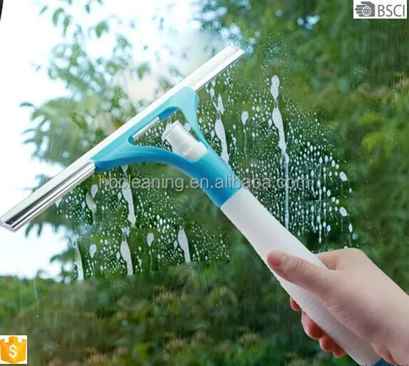 multifunctional spray window glass cleaning wiper