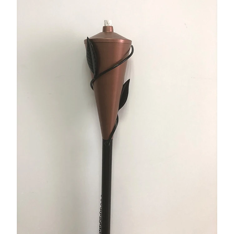 Outdoor 5FT Pwder Coated Metal Garden Torch Tiki Torch