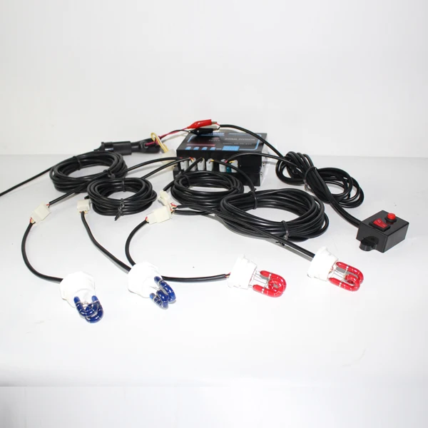 Красно-синие ксеноновые лампы скрывающие аварийную аварию комплект предупредительного стробоскопа