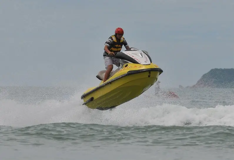 SANJ 1100cc 4 Stroke Engine water scooter waverunner fishing jet ski fishing