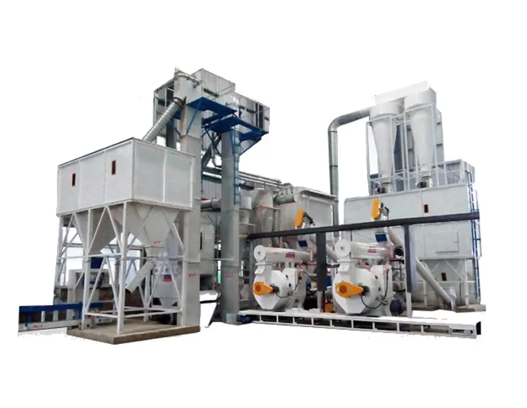 8mm Wood pine sawdust pellet line / StrawPellet Making Machine Line