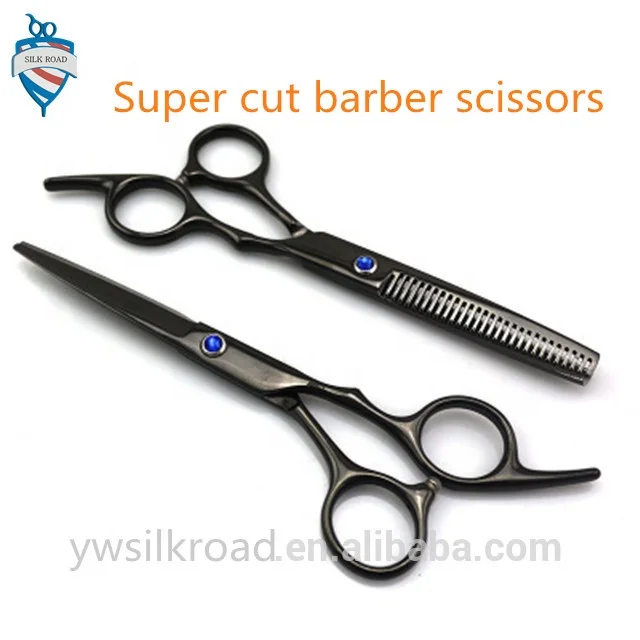2018 New Style Professional swivel thumb hairdressing super cut barber colourful hairdressing scissors training head for hairdre