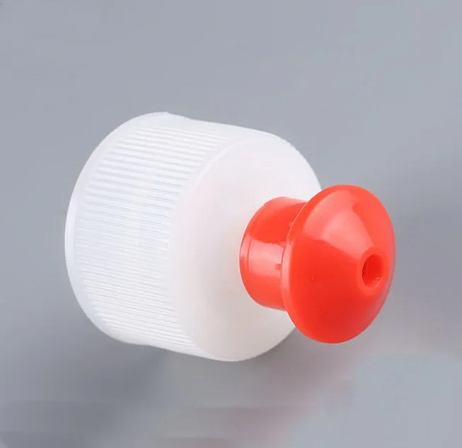 28mm plastic screw water bottle push pull cap