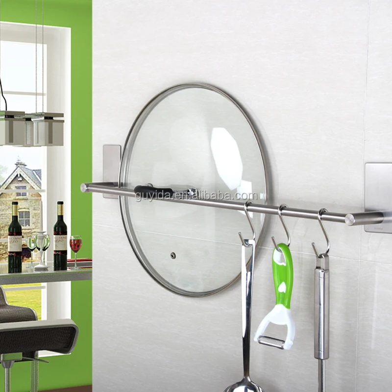 
No nail No drill Wall mounted stainless steel 304 bathroom towel racks 