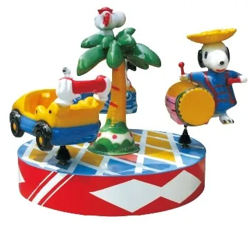 Mini merry go round carousel for sale / 3 seats mini carousel for sale (QX-129E)