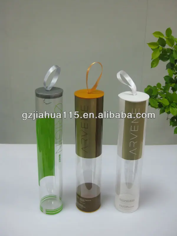Packaging Tube for Hair Extension Clear Plastic Cylinder Tube Custom Length Very Transparent Hair Storage tube