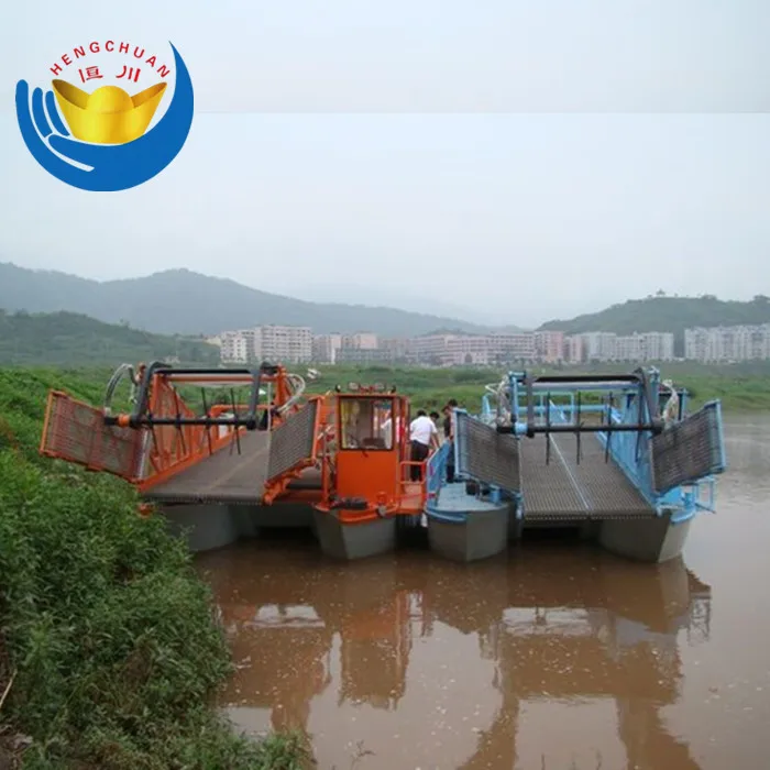 
Fully Automatic Easy Operation Collecting the floating trash aquatic weed River cleaning machine/boat/ship 