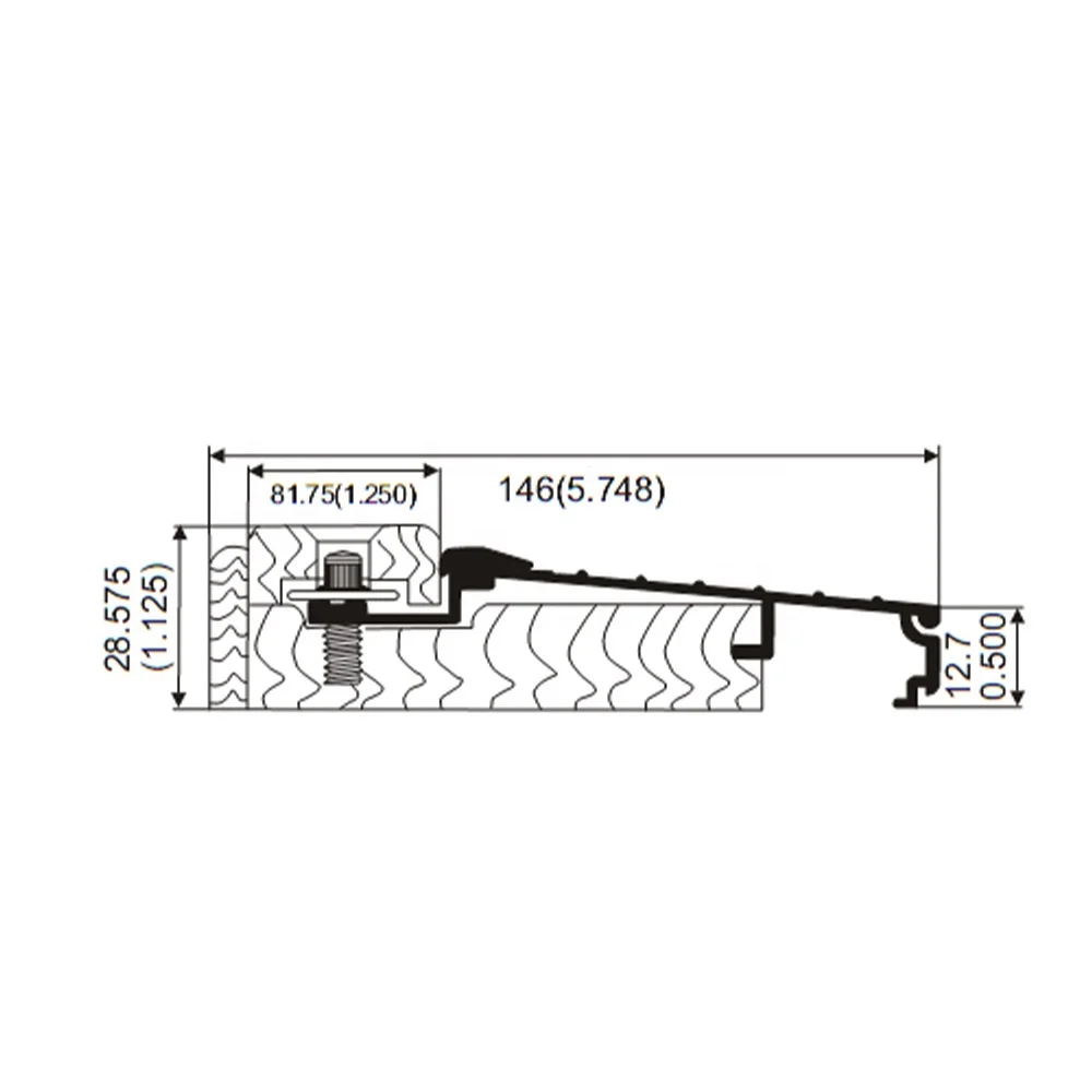 YDT502 ADJUSTABLE ALL ALUMINUM THRESHOLDS