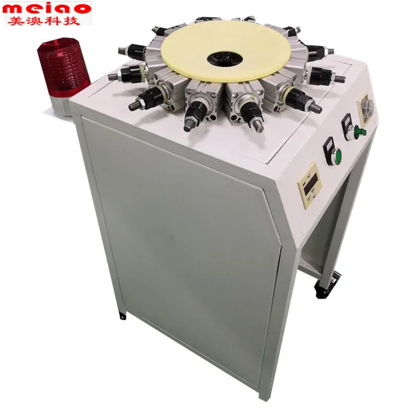 LED bulb crimping machine for E14