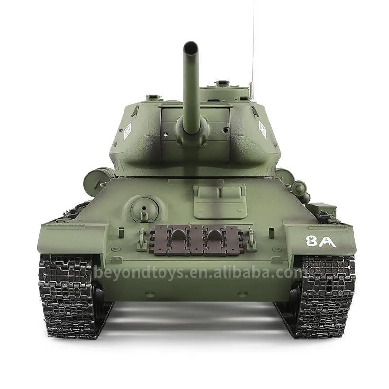 Heng Long 2.4Ghz Radio Control 1/16 Russian T-34 RC Battle Tank with Smoke & Sound