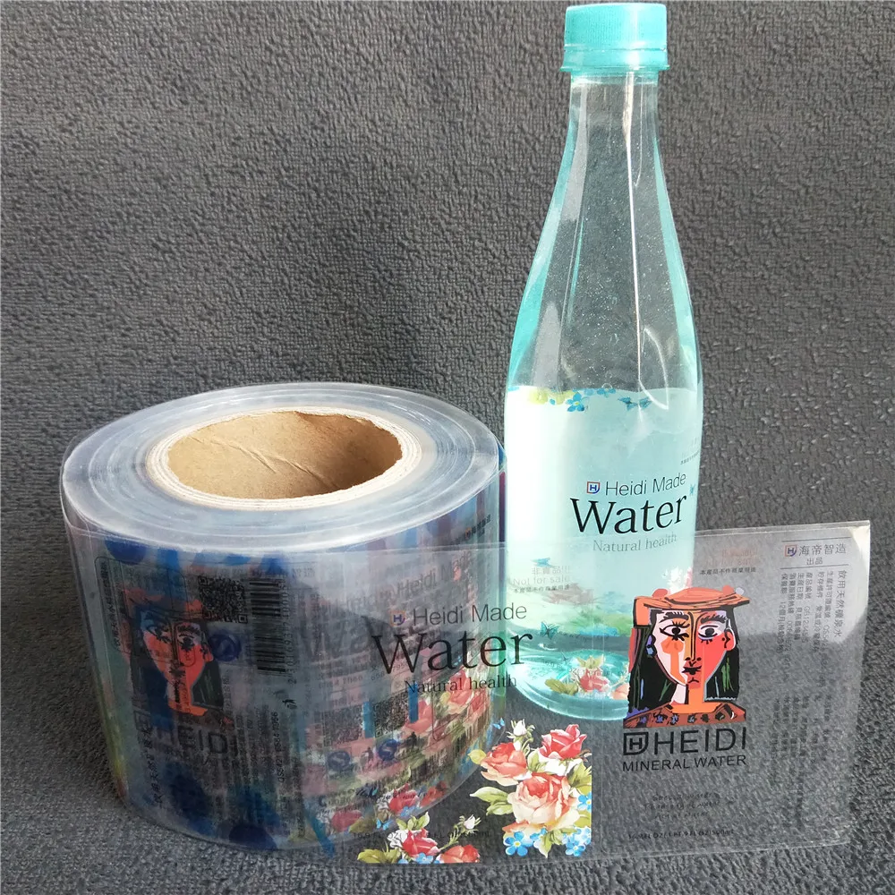 2023 new Factory Custom Transparent PE Vinyl Clear Stickers For Drinking Bottle Packaging Bottle  Labels