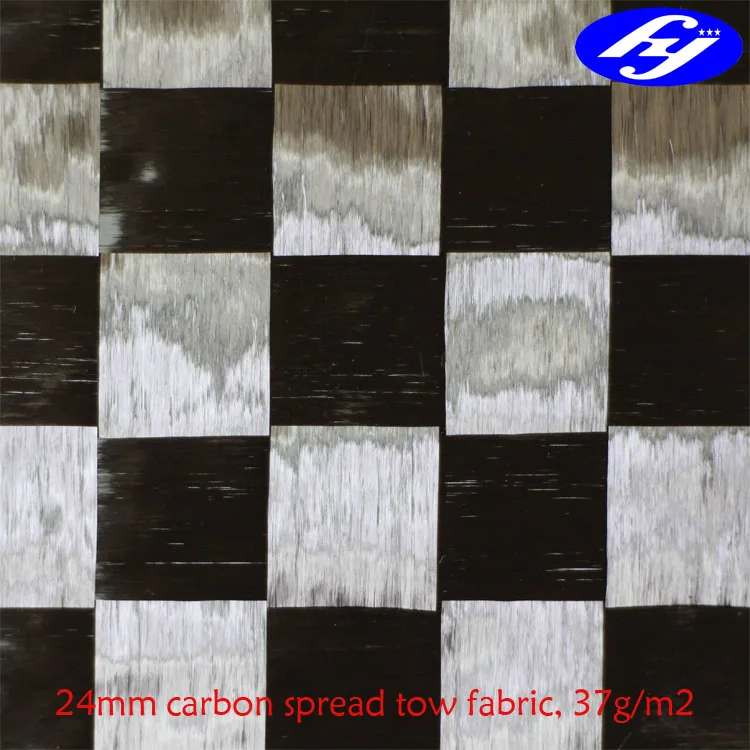 T800 6K 24mm carbon spread tow fabric