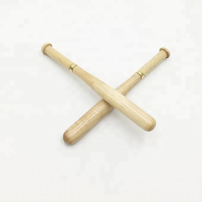 Высококачественная рекламная деревянная бейсбольная ручка с логотипом на заказ, школьный подарок, бейсбольная ручка