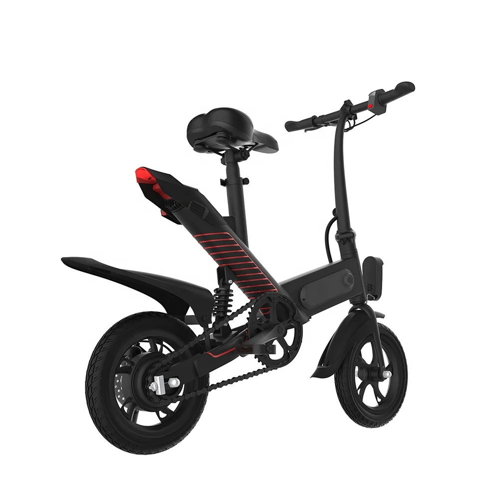 
New arrival 36v china cheapest 12 inch light small folding mini electric bike/bicycle 