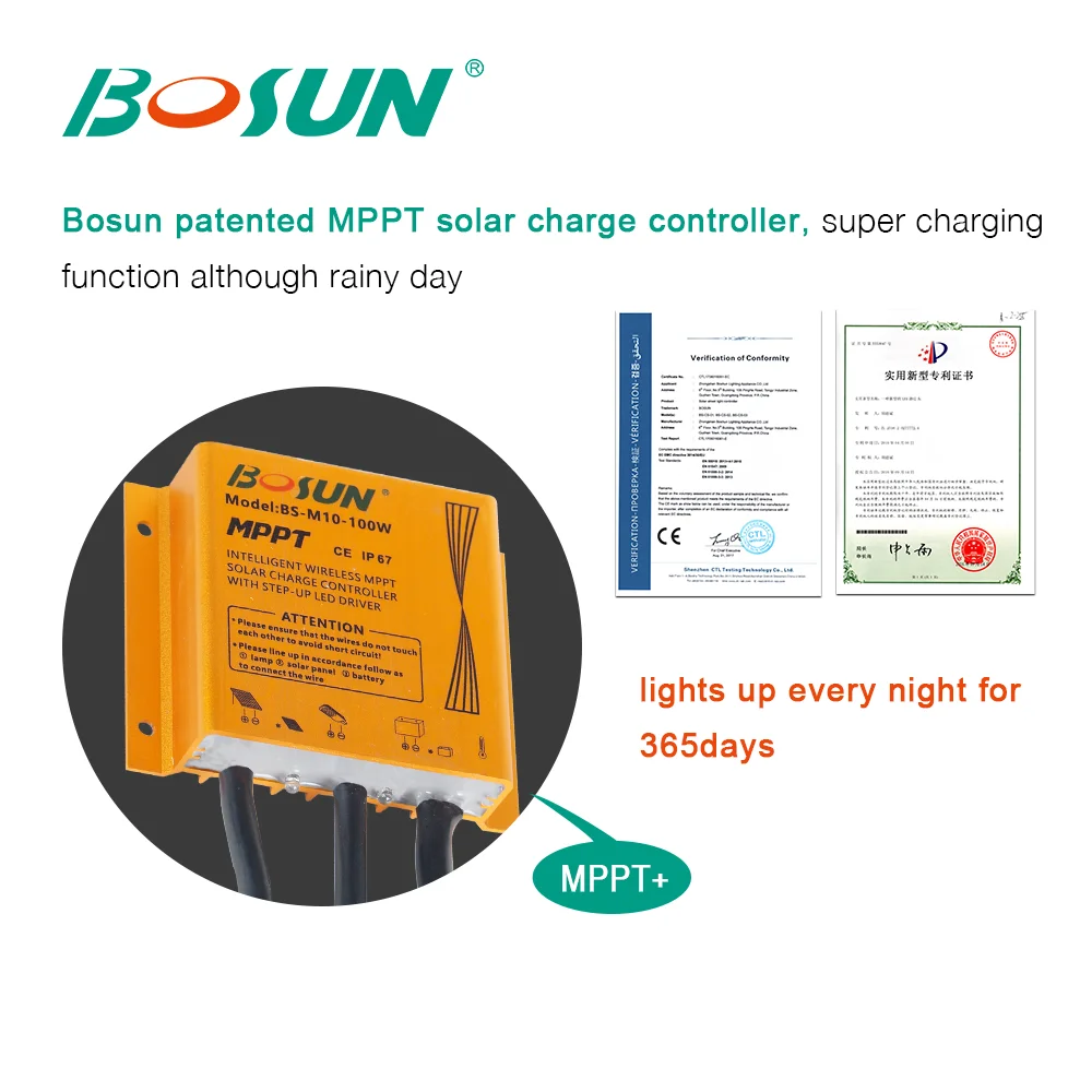BOSUN New product hot selling integrated ip65 waterproof 60w monitoring outdoor CCTV solar street light intercom PTZ camera