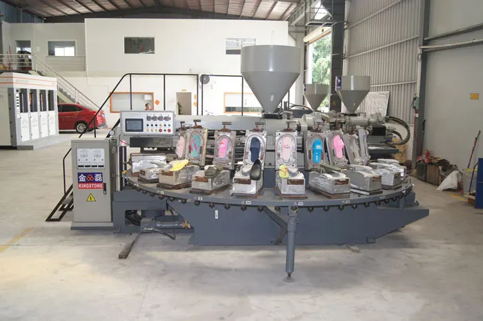 Rubber and Plastic PVC Slipper Sandals Flip Flips Making Machine