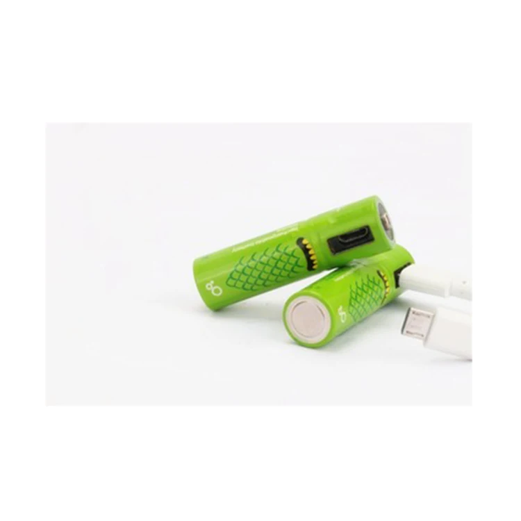 USB rechargeable NiMH rechargeable AA battery 1.2V