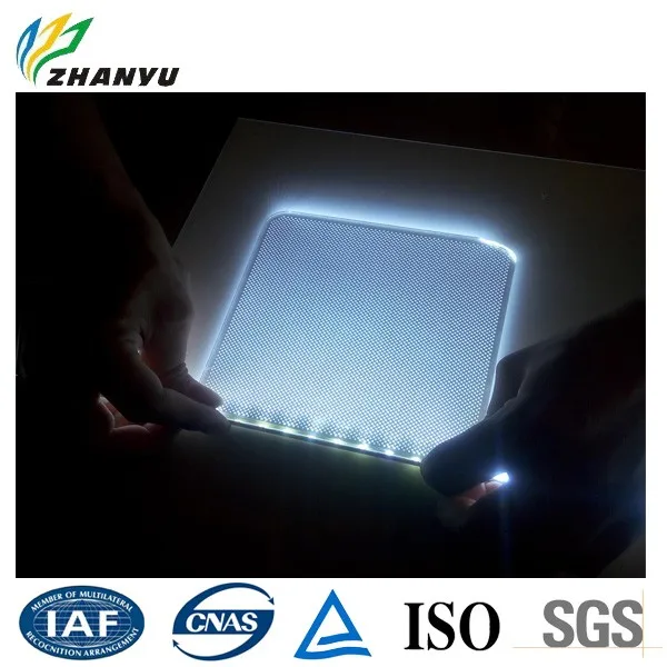 100%  Virgin Acrylic Sheet Optical Grade Guide Panel for LGP Light