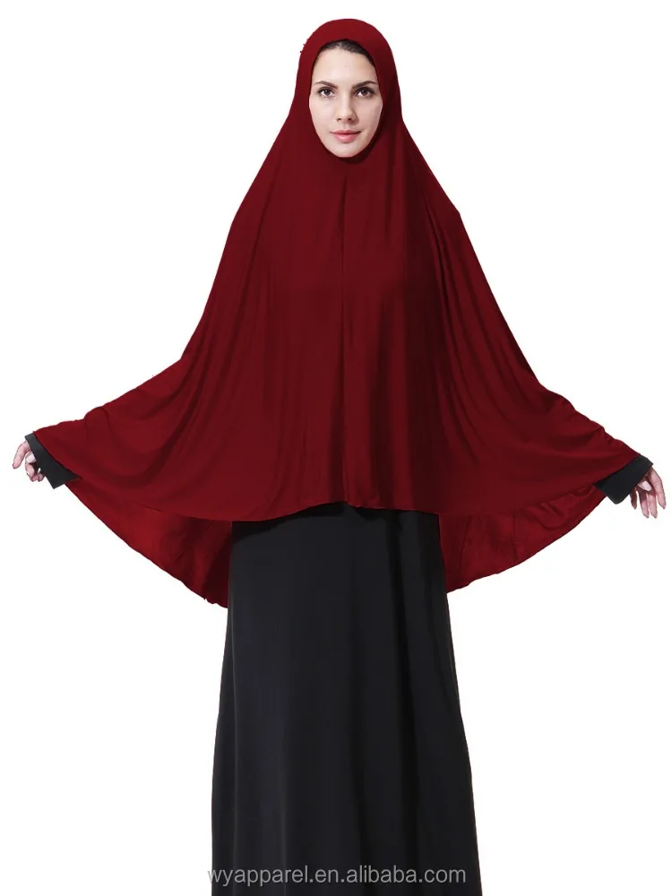 Muslim woman abaya big one piece no sleeve jilbaba