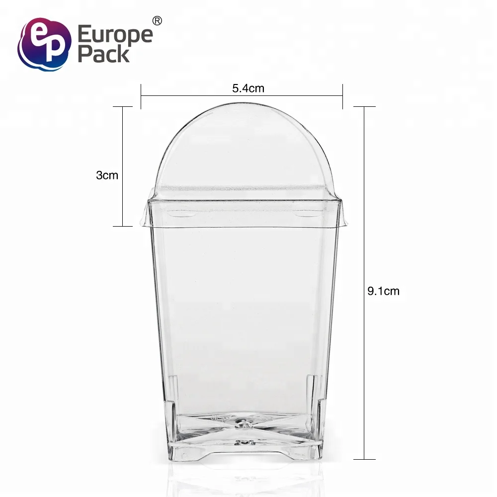 China supplier direct selling disposable 110ml plastic cups and dome lid