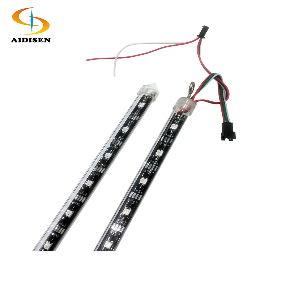 DMX512 WiFi Controlled LED Meteor Tube Light PVC Body for Landscape Nightclub Lighting DC5V to DC24V