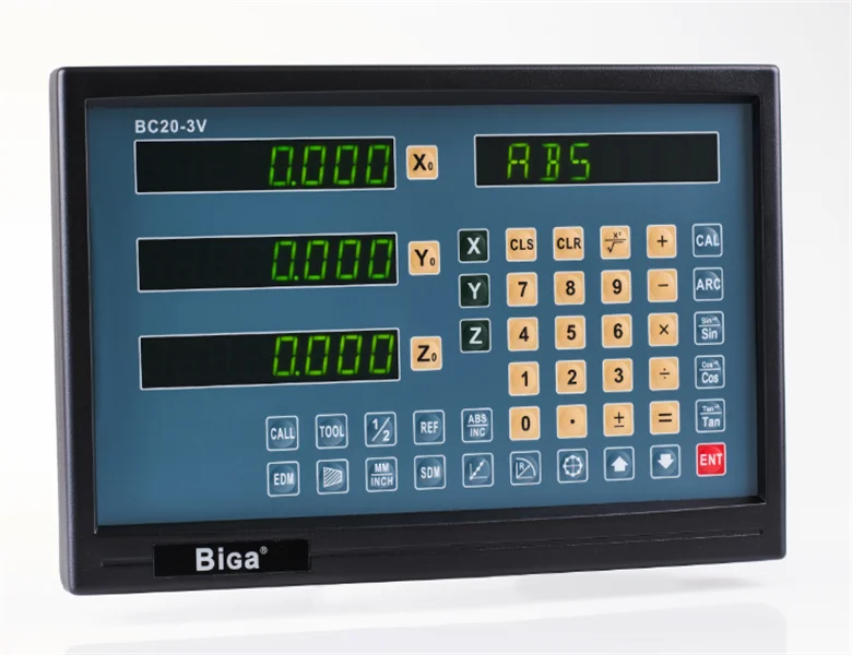 BiGa BC20-3V 3 Axes DRO Digital Readout Display For Milling Lathe EDM Machine