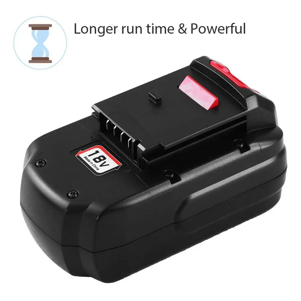 
18V 3Ah NiCd Battery Pack Replacement Deep Cycle for Porter Cable PC18B Cordless Power Tools Batteries 