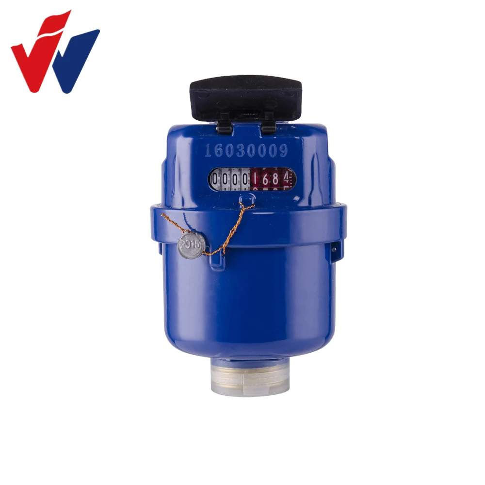 DN15-DN40mm Horizontal Type Brass Body Volumetric  Water Meter Customized Digital Water Meter