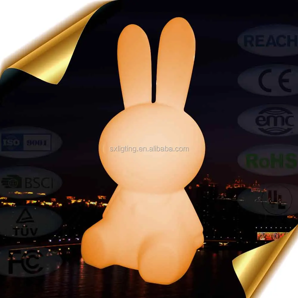 big size rabbit shape decoration Lamps for indoor or outdoor