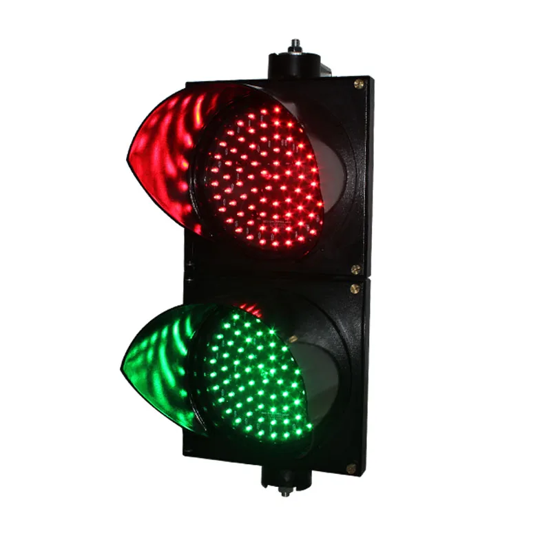 10 Years factory Waterproof 200mm red green PC shell LED traffic light