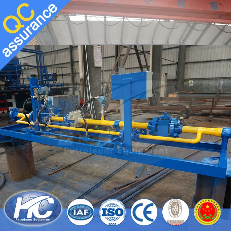 Skid-mounted natural gas pressure metering and regulating station