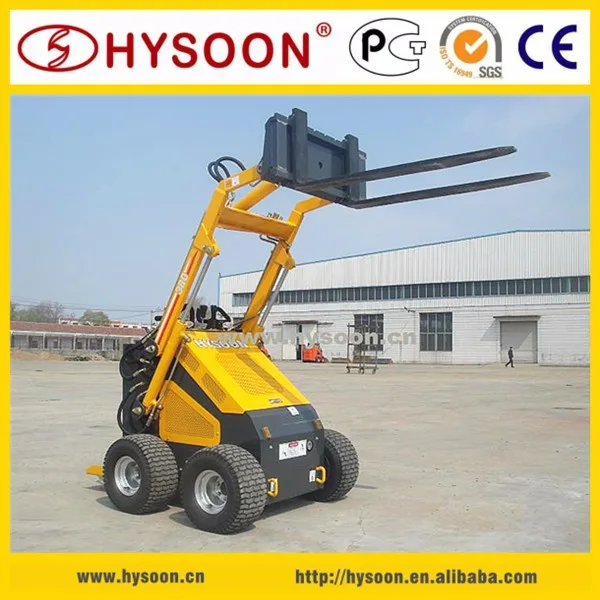 building Mini skid steer loader mini machine with various attachments