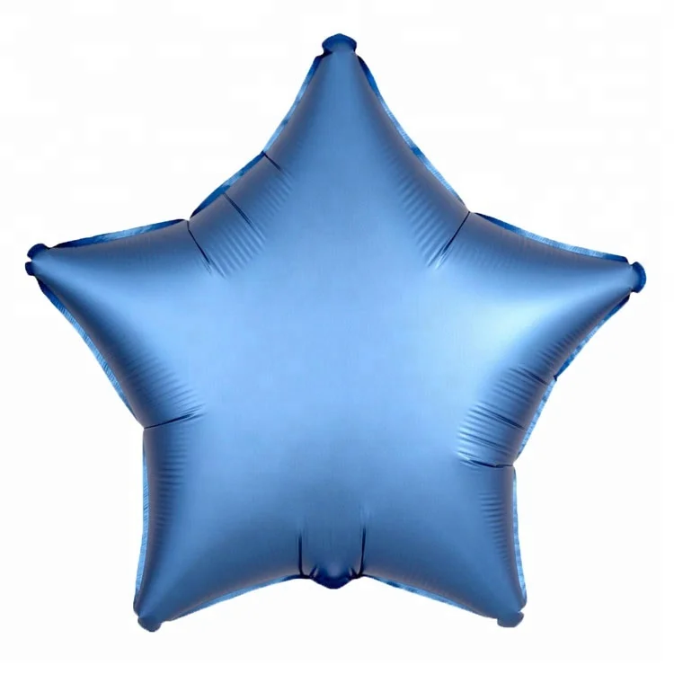 Китай оптовая продажа Звезда образный 18 дюймов прямые однотонные воздушные шары из фольги для праздничных украшений.