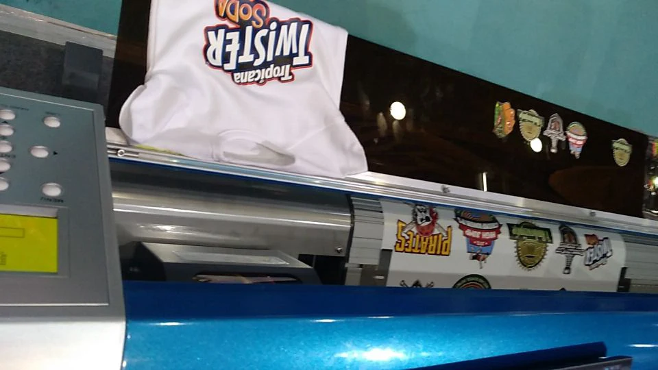 TECJET customization digital advertising Vinyl sticker printer and cutter machine