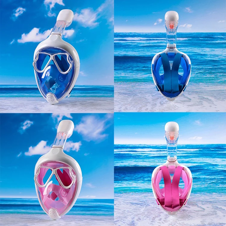 Full face mask Diving mask + snorkeling tube,Diving Snorkeling Freediving Mask Snorkel